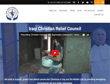 Tablet Screenshot of iraqichristianrelief.org